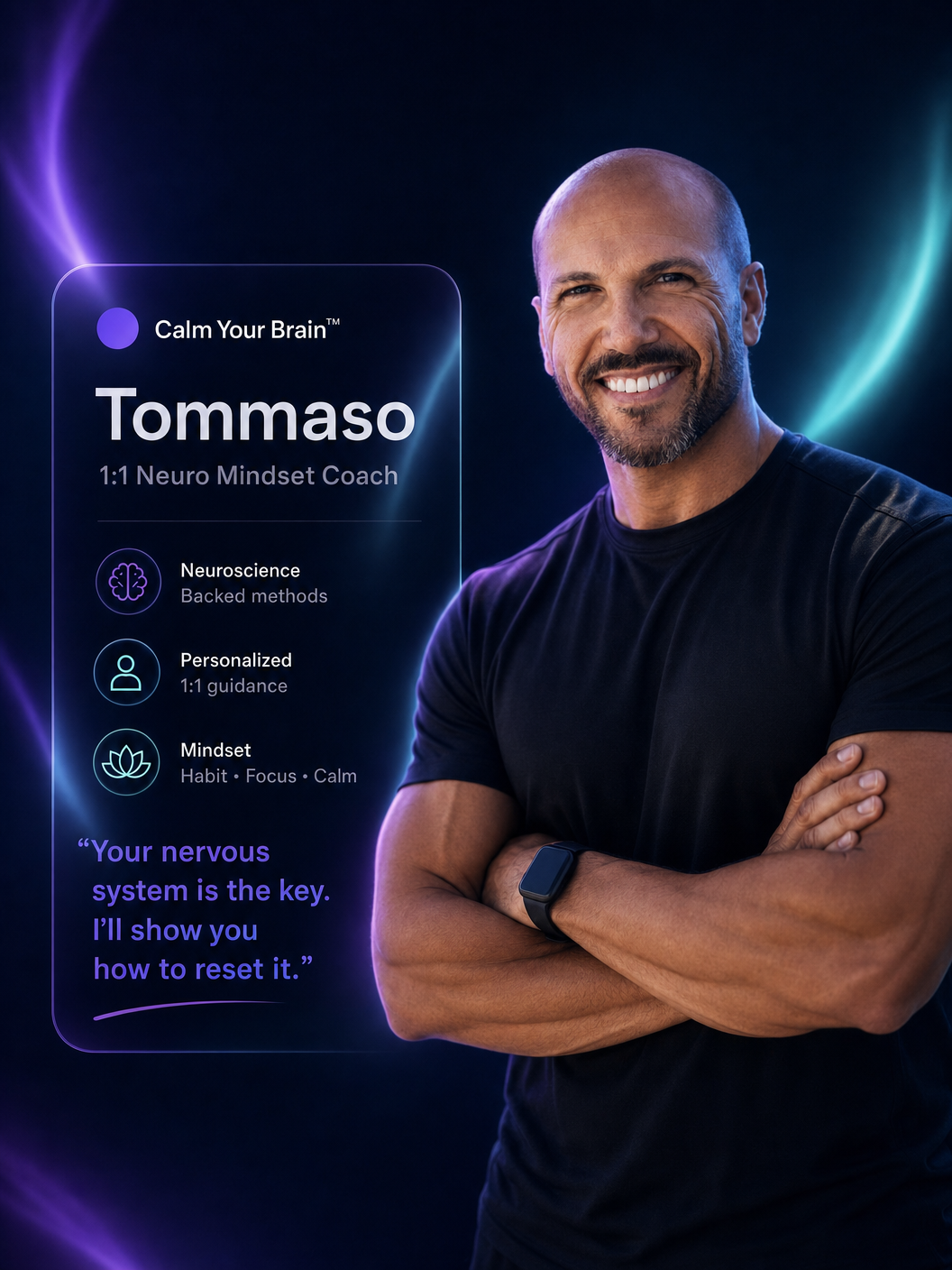 Tommaso — 1:1 Neuro Mindset Coach at Calm Your Brain